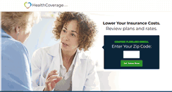 Desktop Screenshot of healthcoverage.com